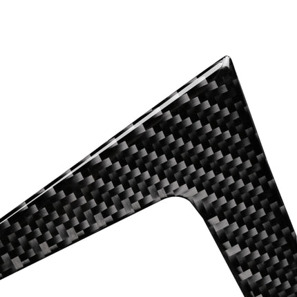 Car Carbon Fiber Water Cup Holder Decorative Sticker for BMW E70 X5 / E71 X6 2009-2013, Left Drive, Water Cup Holder(Left Drive)