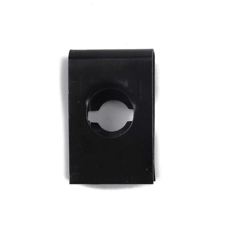 120 PCS Black U Nut Kit Spire Clips No.14 Zinc Speed Fasteners Lug Nuts, 120 PCS