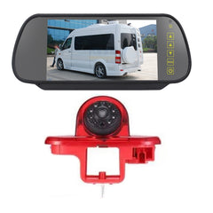 PZ464 Car Waterproof Brake Light View Camera + 7 inch Rearview Monitor for Renault / Vauxhall, PZ464 + 7 inch Rearview Monitor