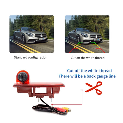 PZ463 Car Waterproof 170 Degree View Camera + 7 inch Rearview Monitor for Renault / Opel, PZ463 + 7 inch Rearview Monitor