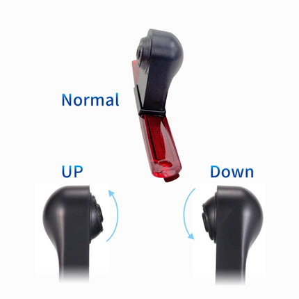 PZ461 Car Waterproof High Position Tail Light Brake Light View Camera + 7 inch Rearview Monitor for Mercedes Benz / Volkswagen, PZ461 + 7 inch Rearview Monitor