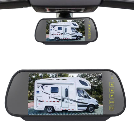 PZ460 Car Waterproof HD High Position Brake Light View Camera + 7 inch Rearview Monitor for Fiat / Citroen / Peugeot, PZ460  + 7 inch Rearview Monitor