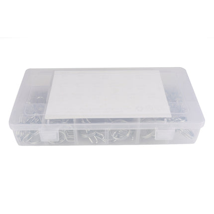 180 PCS Double Wire Spring Tube Clamp Water Pipe Clamps, Size: 5-24mm