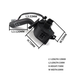 Car Turn Signal Headlight Dimmer Switch 5L3Z13K359AAA for Ford F150 / Lincoln Mark LT 2006-2008, 5L3Z13K359AAA