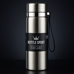 1L Thermal Water Bottle – Stainless Steel Vacuum Flask, Hot & Cold Insulated Thermos Bottle for Water, Tea & Coffee