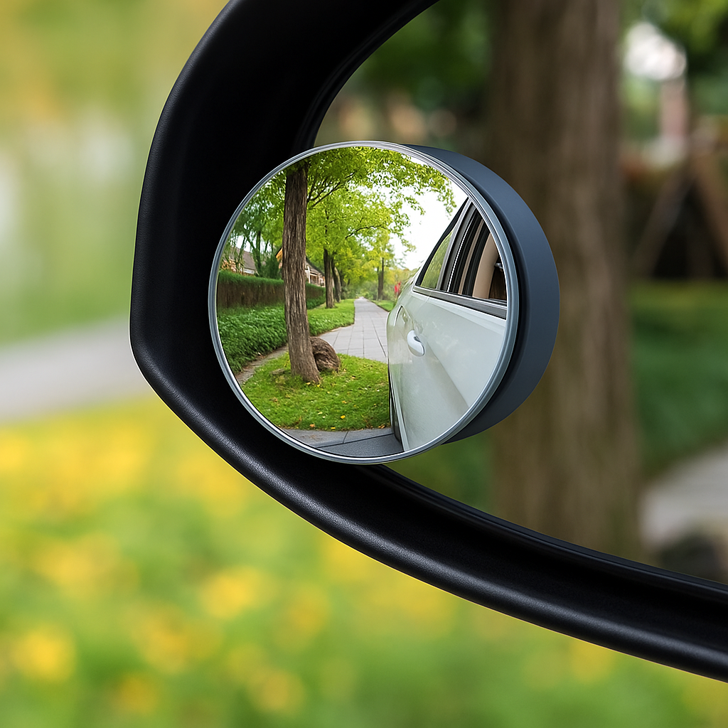 2pcs 360° Rotatable Car Blind Spot Mirrors – Universal Wide-Angle Convex Mirror for Cars, SUVs, Trucks & RVs | Driving Safety & RV Awnings Accessories