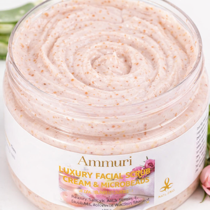 Retinol Facial Scrub & Exfoliating Cream for Smooth Skin | Ammuri