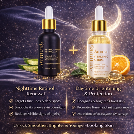 Retinol Supreme 2.5% Serum for Anti-Ageing & Age-Defying Skin | Ammuri