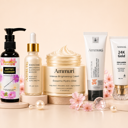 Complete Brightening Skincare & Beauty Set | Nourish, Treat & Glow | Ammuri