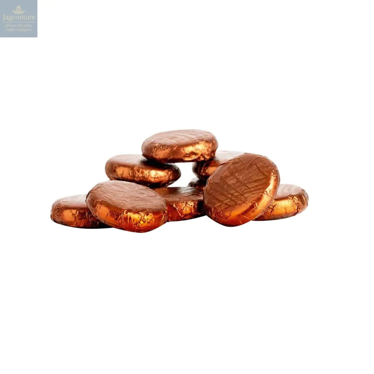 Coffee crème - dark chocolate covered fondant in brown coloured foil 120pcs