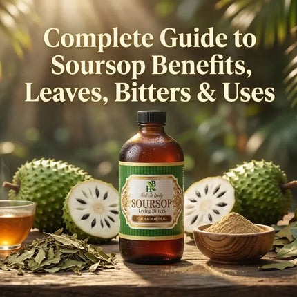 Organic Soursop Living Bitters  - Wellness Blend 500ml