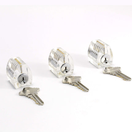 Dangerfield EUREKA Training Lock Set - 3 Progressively Harder Clear Locks
