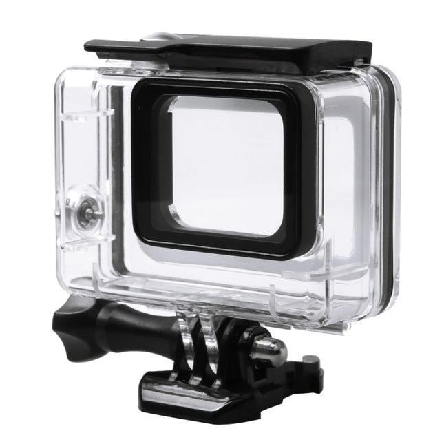 45 m wasserdichtes Gehäuse, Schutzhülle mit Schnalle, Grundhalterung und Schraube für GoPro HERO6 Black/HERO5 Black/HERO7 Black, 45 m wasserdicht