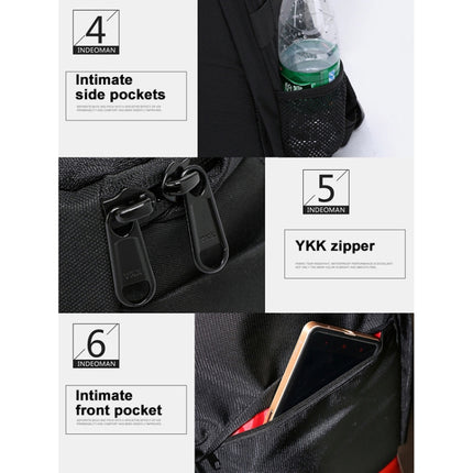 INDEPMAN DL-B012 Portable Outdoor Sports Backpack Camera Bag for GoPro, SJCAM, Nikon, Canon, Xiaomi Xiaoyi YI, Size: 27.5 * 12.5 * 34 cm