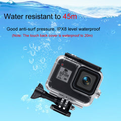 45m Waterproof Case + Touch Back Cover + Color Lens Filter for GoPro HERO8 Black, Case + Touch Cover + Pink Filter for GoPro8, Case + Touch Cover + Purple Filter for GoPro8, Case + Touch Cover + Red Filter for GoPro8