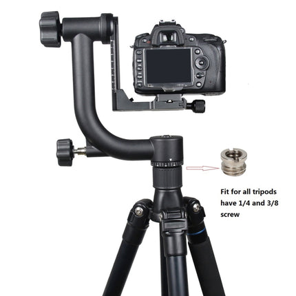 YELANGU Horizontal 360 Degree Gimbal Tripod Head for Home DV and SLR Cameras, YLG0401E