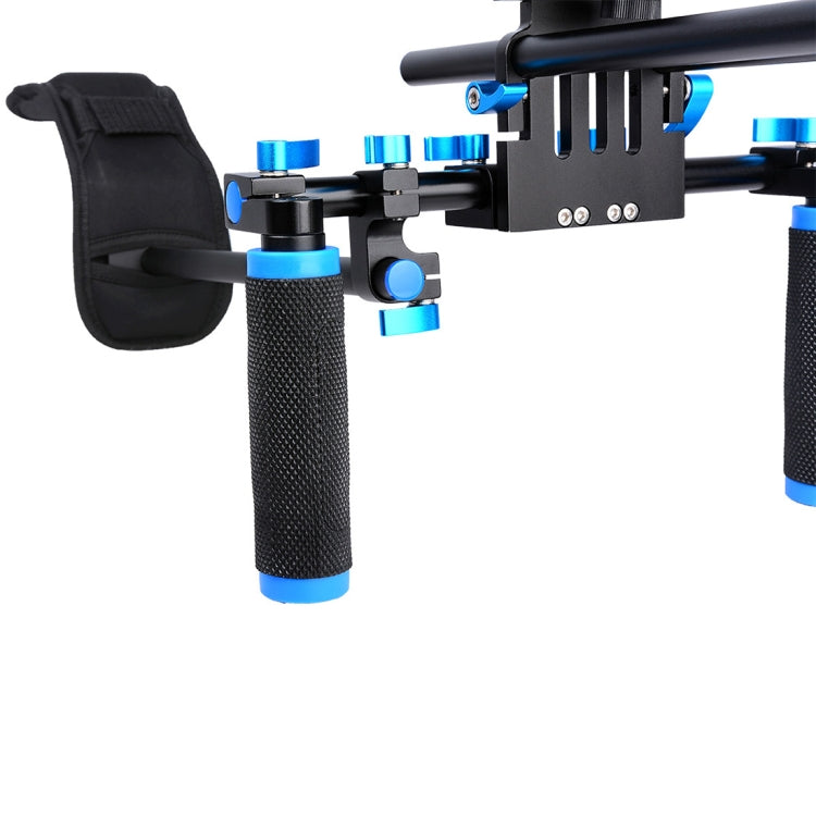 YELANGU YLG0102A-A01 Dual Handle Shoulder Mount Support Kit DSLR Rig, YLG0102A-A01