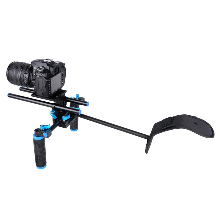 YELANGU YLG0102A-A01 Dual Handle Shoulder Mount Support Kit DSLR Rig, YLG0102A-A01