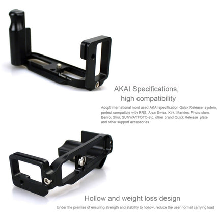 FITTEST FLS-RX1 Vertical Shoot Quick Release L Plate Bracket Base Holder for Sony RX1, For Sony RX1