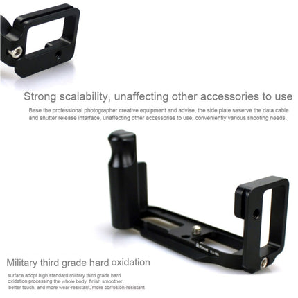 FITTEST FLS-RX1 Vertical Shoot Quick Release L Plate Bracket Base Holder for Sony RX1, For Sony RX1