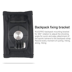 360 Degree Rotating Quick Release Strap Mount Shoulder Backpack Mount for GoPro, Insta360, DJI and Other Action Cameras