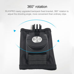 360 Degree Rotating Quick Release Strap Mount Shoulder Backpack Mount for GoPro, Insta360, DJI and Other Action Cameras