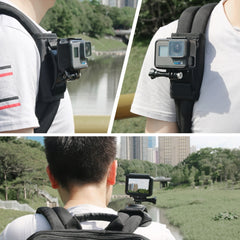 360 Degree Rotating Quick Release Strap Mount Shoulder Backpack Mount for GoPro, Insta360, DJI and Other Action Cameras