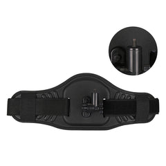 Waist Belt Mount Strap with Adapter & Screw for GoPro, Insta360, DJI and Other Action Cameras