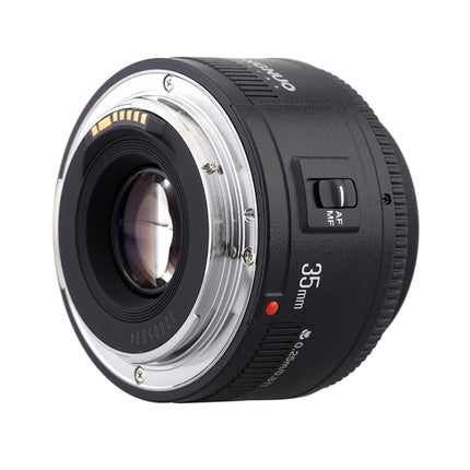YONGNUO YN35MM F2N 1:2 AF/MF Wide-Angle Fixed/Prime Auto Focus Lens for Nikon DSLR Cameras, YN35MM F2N