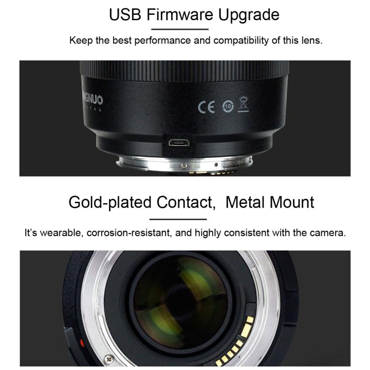 YONGNUO YN50MM F1.4C F1.4 Lens Large Aperture Auto Focus Lens for Canon, N50MM F1.4C