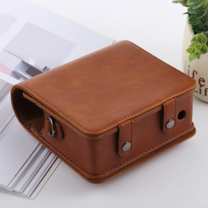 Retro Style Full Body Camera PU Leather Case Bag with Strap for FUJIFILM instax SQUARE SQ6, For FUJI SQ6