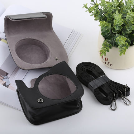 Retro Style Full Body Camera PU Leather Case Bag with Strap for FUJIFILM instax mini 9 / mini 8+ / mini 8