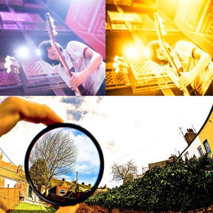 JUNESTAR 4 in 1 Proffesional 52mm Lens Filter(ND2-400 + Red + Yellow + FLD / Purple) for GoPro HERO5 / 4s / 4 / 3+ / 3 / 2 & Xiaomi Xiaoyi Yi I / II 4K & SJCAM Sport Action Camera