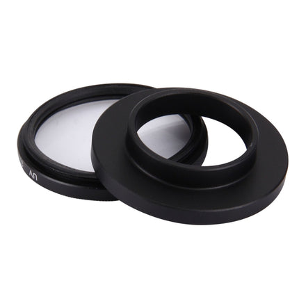 JUNESTAR 7 in 1 Proffesional 37mm Lens Filter(CPL + UV + ND4 + Red + Yellow + FLD / Purple) & Lens Protective Cap for GoPro HERO4 / 3+ / 3 Sport Action Camera, 7 in 1