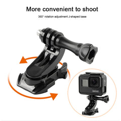 GP451 360-degree Rotating J-type Base for GoPro, Insta360, DJI and Other Action Cameras