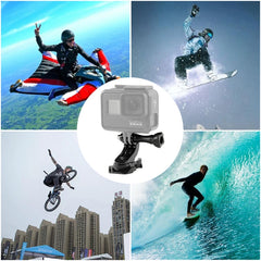 GP451 360-degree Rotating J-type Base for GoPro, Insta360, DJI and Other Action Cameras