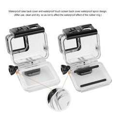 GP452 Waterproof Case + Touch Back Cover for GoPro HERO7 White / Silver, For GoPro Hero 7