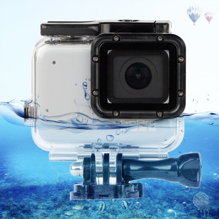 GP452 Waterproof Case + Touch Back Cover for GoPro HERO7 White / Silver, For GoPro Hero 7