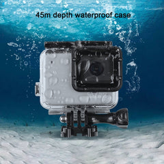 GP452 Waterproof Case + Touch Back Cover for GoPro HERO7 White / Silver, For GoPro Hero 7