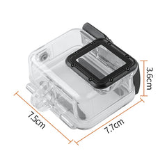 GP452 Waterproof Case + Touch Back Cover for GoPro HERO7 White / Silver, For GoPro Hero 7