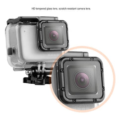 GP452 Waterproof Case + Touch Back Cover for GoPro HERO7 White / Silver, For GoPro Hero 7