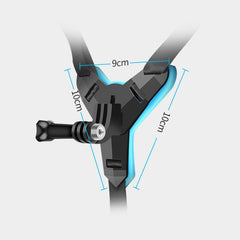 Soporte para cinturón de casco para GoPro, Insta360, DJI y otras cámaras de acción, soporte para cinturón de casco