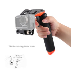 Shutter Trigger + Floating Hand Grip Diving Buoyancy Stick with Adjustable Anti-lost Strap & Screw & Wrench for DJI Osmo Action, Shutter Trigger+Hand Grip