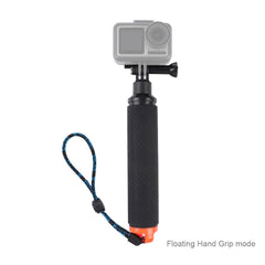 Shutter Trigger + Floating Hand Grip Diving Buoyancy Stick with Adjustable Anti-lost Strap & Screw & Wrench for DJI Osmo Action, Shutter Trigger+Hand Grip