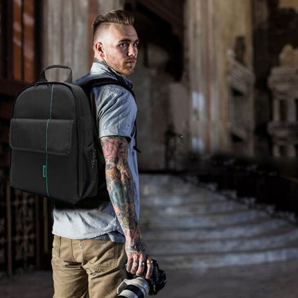 INDEPMAN DL-B013 Portable Waterproof Scratch-proof Outdoor Sports Backpack Camera Bag Phone Tablet Bag for GoPro, SJCAM, Nikon, Canon, Xiaomi Xiaoyi YI, iPad, Apple, Samsung, Huawei, Size: 26.5 * 12.5 * 33 cm