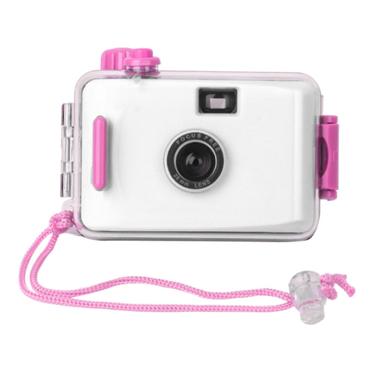 SUC4 5m Waterproof Retro Film Camera Mini Point-and-shoot Camera for Children, White, Yellow, Black White, Pink, Baby Blue