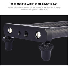 YELANGU L40T 40cm Carbon Fiber Slide Rail Track for SLR Cameras / Video Cameras, L40T 40cm