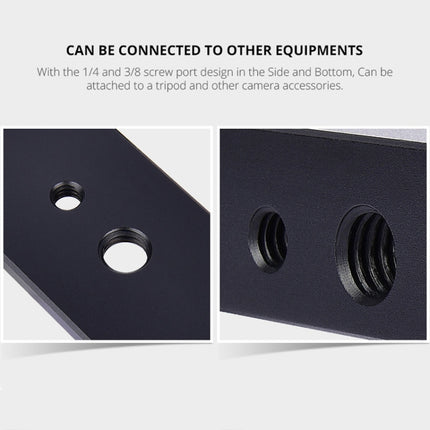 YELANGU L40T 40cm Carbon Fiber Slide Rail Track for SLR Cameras / Video Cameras, L40T 40cm