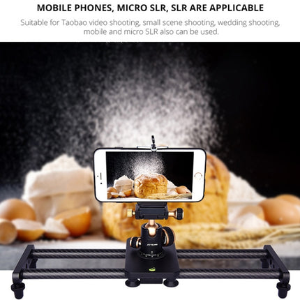 YELANGU L40T 40cm Carbon Fiber Slide Rail Track for SLR Cameras / Video Cameras, L40T 40cm