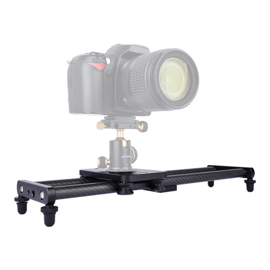 YELANGU L40T 40cm Carbon Fiber Slide Rail Track for SLR Cameras / Video Cameras, L40T 40cm